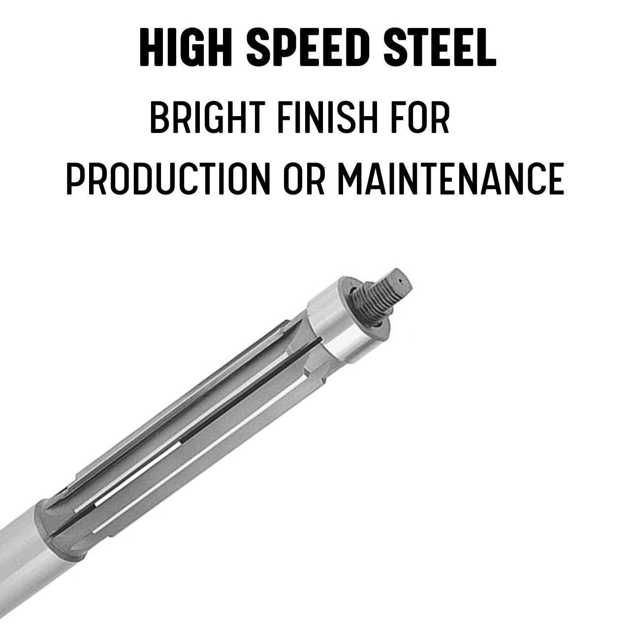 Drill America DWRRETS1INCH 1" High Speed Steel Taper Shank Machine Expansion Reamer, DWR Series