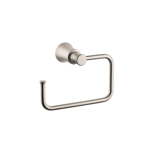 hansgrohe 4786820 Joleena Towel Ring in Brushed Nickel, 8.3-Inches Wide