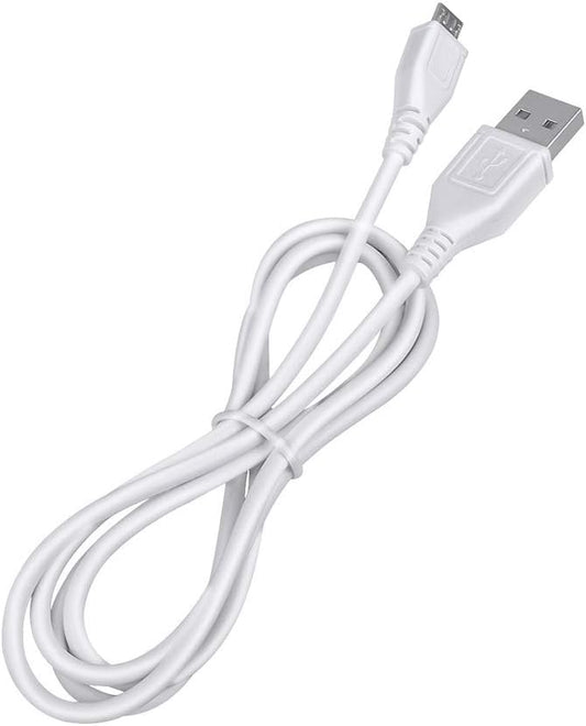 3.3ft H1n ABLEGRID White Micro USB Power Cable Charger Cord Lead Plug for Zoom Handy Recorder Worldwide