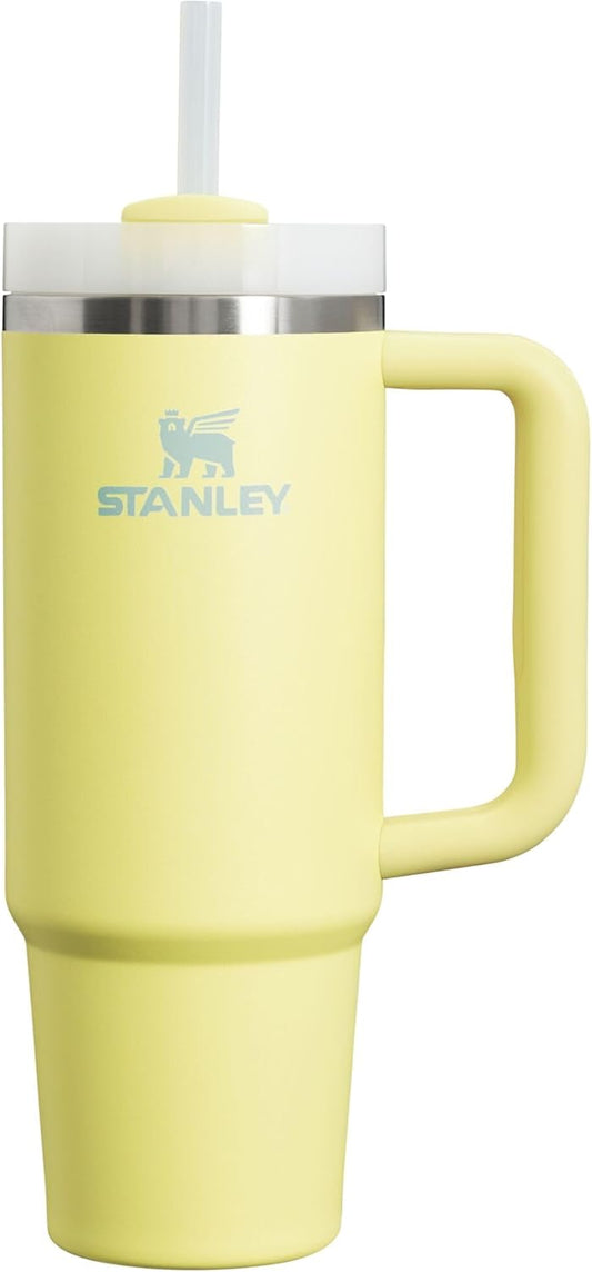 STANLEY Quencher H2.0 Tumbler - 30 oz Insulated Stainless Steel with Handle & Straw | BPA-Free Pomelo