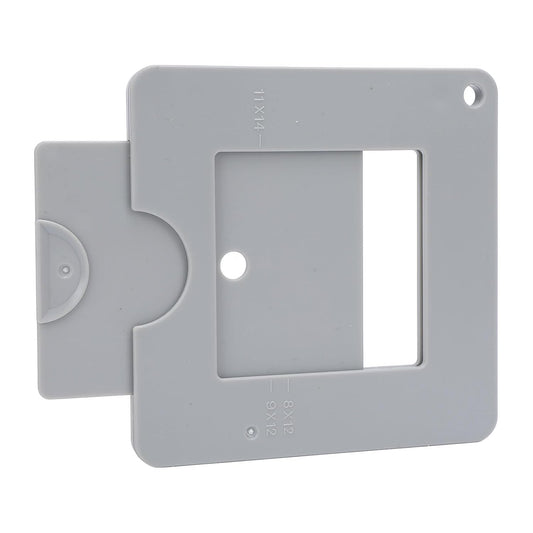 2 Ymiko Artist View Finder, Pcs View Finder with Sliding Mechanism ABS Plastic Optical View Finder Color Isolation View