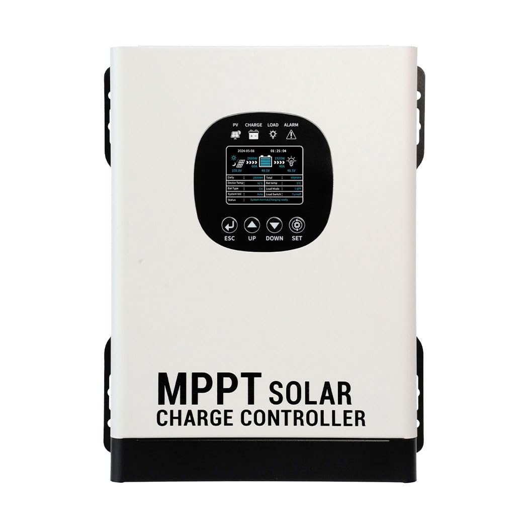 SOGTICPS 120A MPPT Solar Charge Controller 12V 24V 36V 48V 60V 72V 84V 96V Battery System Auto,Max Input 230V PV Solar Panel Regulator,fit for Gel Flooded and Lithium Battery User