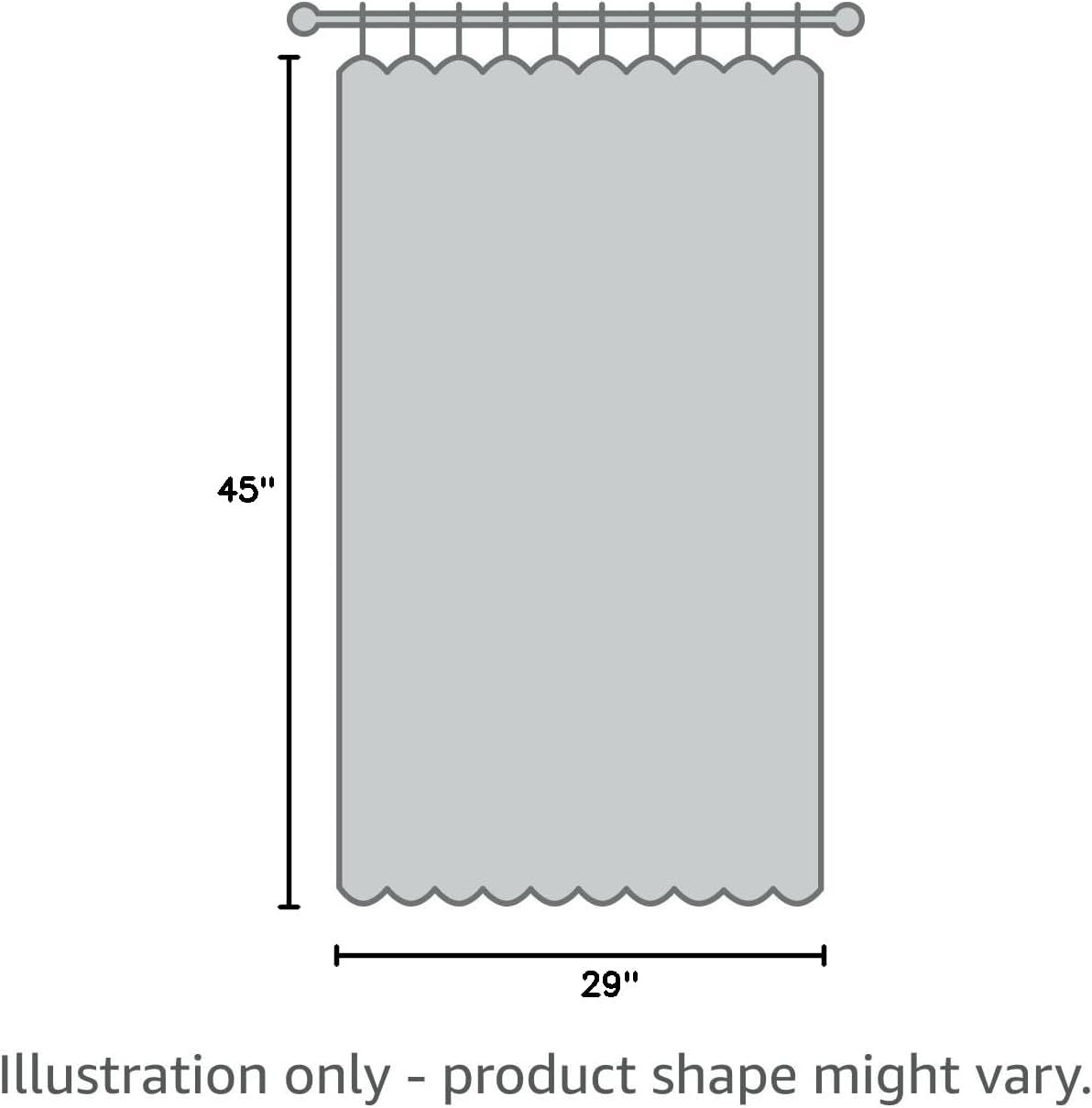 NICETOWN Room Darkening Curtains - Thermal Insulated Grommet Drapes for Bedroom | 2 Panels, 29x45, Platinum Greyish White