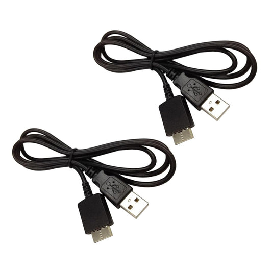 2pcs Player Charger Cable Compatible -nwmu USB Data Wire Cord for Media Player Professional Design for Easy Use