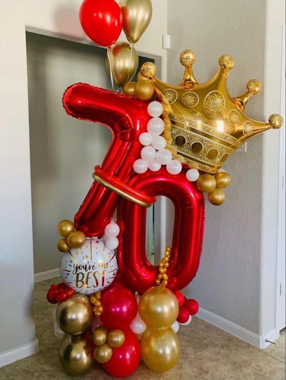 Red Number 15 Balloon - 40 Inch Birthday Decoration for 15th Birthday Parties | Perfect for Girls & Boys