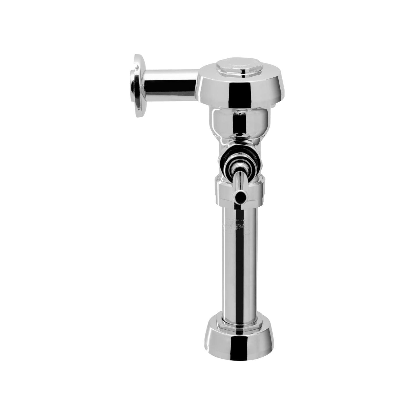 Sloan Royal 110 Exposed Manual Water Closet Flushometer, 3.5 GPF Manual Flush Valve - Single Flush Non-Hold-Open Handle, Fixture Connection Top Spud, Polished Chrome Finish, 3010100