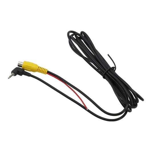 2.5mm YuYue Electronic Aux to RCA Female Cable with Trigger, Car Aux AV-in Jack to RCA Adapter for GPS Tablet Dash Cam