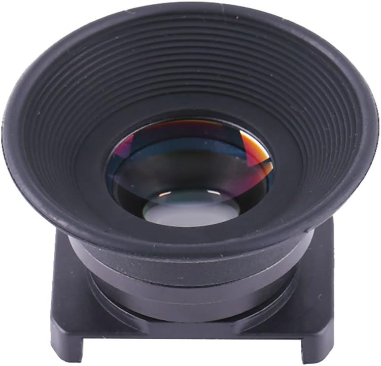 ZZIOLYTHICTRADING 1.5X 6 15mm Fixed Focus Viewfinder Eyepiece Magnifier for DSLR Camera, Durable Eyecup with Mount