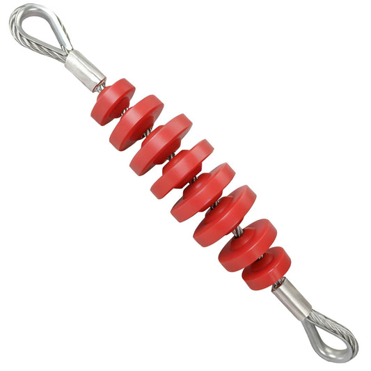30464K 4-Inch Flexible Cable Conduit Mandrel, Cable Puller Flexible Mandrel Basket-Type Pulling Grip, 6600LB Capacity for Duct Preparation & Cable Pulling for Electrical Contractors