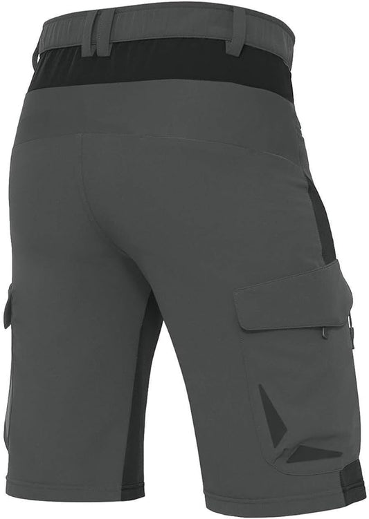 XKTTAC Men's Outdoor Quick Dry Lightweight Stretchy Shorts for Hiking, Tactical, Camping, Travel with 6 Pockets