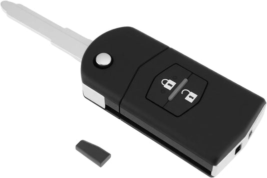 Briny River 4D63 2 41781 3 5 6 CX7 (Maz24R) Car Radio Key Remote Control Chip Buttons Compatible with Mazda