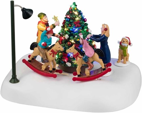 Lemax Rockin' Around The Christmas Tree | Battery Operated 4.5V Holiday Decor