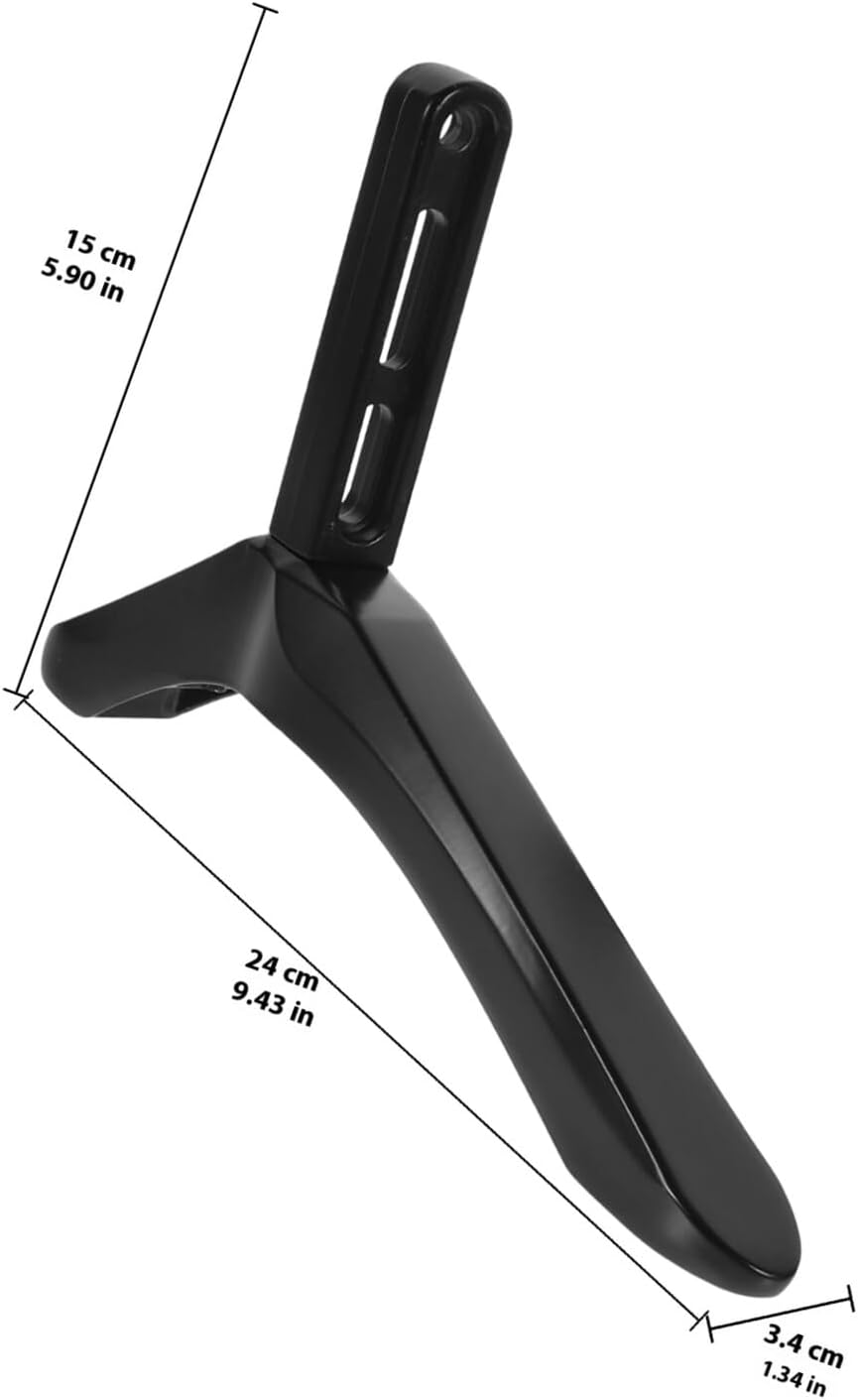 BESPORTBLE Replacement Tv Stand Base Pedestal with Screws Black Tabletop Tv Holder Bracket Suitable for Living Room