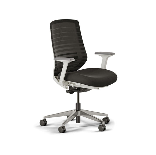 Branch Ergonomic Chair - A Versatile Desk Chair with Adjustable Lumbar Support, Breathable Mesh Backrest, and Smooth Wheels - Experience Optimal Comfort and Support - Black
