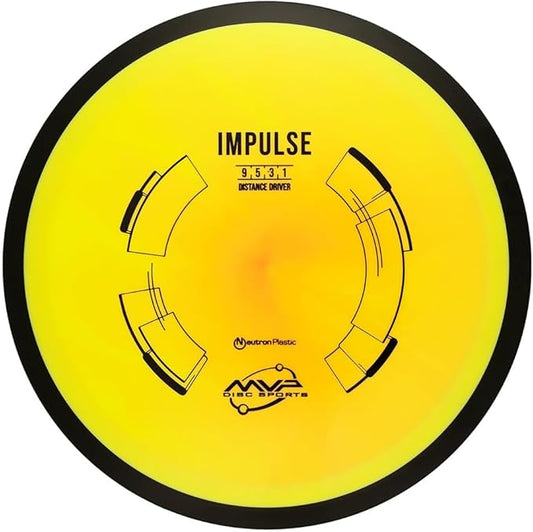 MVP Disc Sports Neutron Impulse Disc Golf Distance Driver (Colors May Vary)