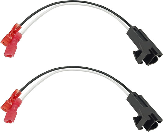 2 Pack 1988-UP Speaker Harness Replacement Compatible with Select GM Vehicles, Front Rear Door Speaker Wiring Harness