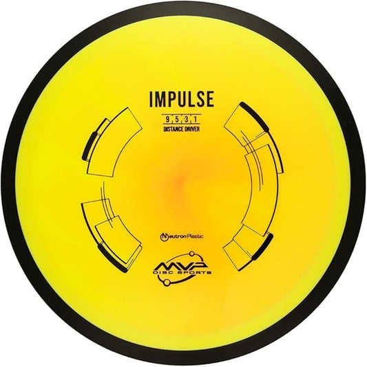 MVP Disc Sports Neutron Impulse Disc Golf Distance Driver (Colors May Vary)