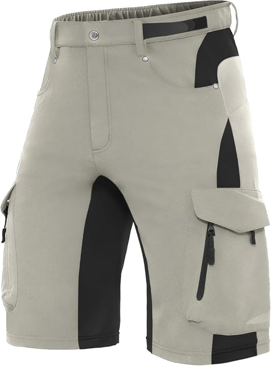 XKTTAC Men's Outdoor Quick Dry Lightweight Stretchy Shorts for Hiking, Tactical, Camping, Travel with 6 Pockets