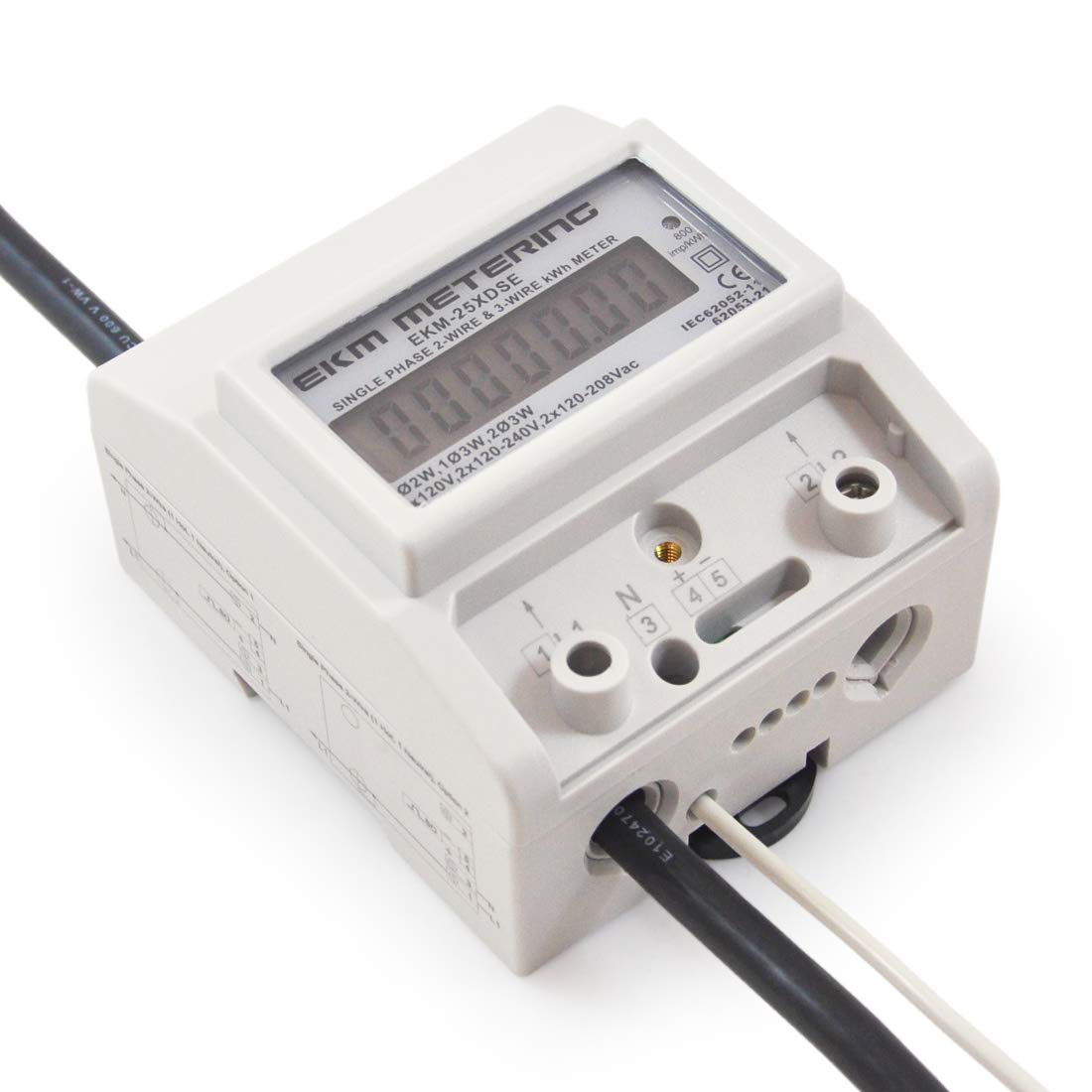 Universal Single Phase kWh Meter, 2 or 3-Wire, 120V up to 120/240V, 100A, 60Hz