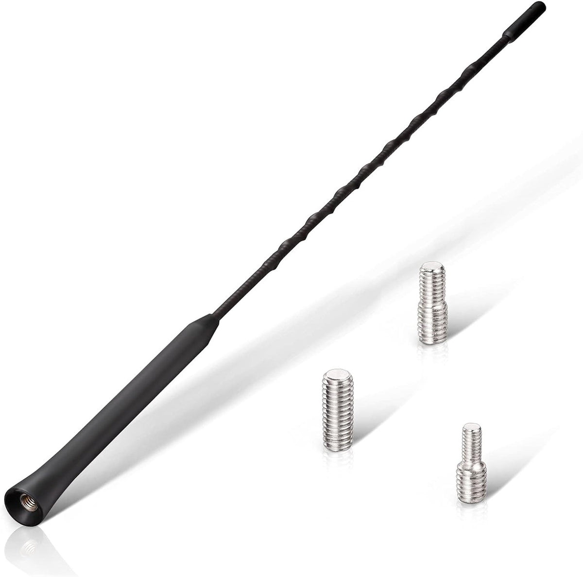 Eightwood 16 inch M4 M5 M6 Car Antenna Replacement (Only for Roof-Mounted), AM FM Universal Roof Mount Car Radio