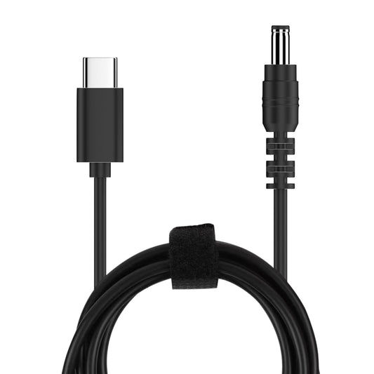 5.5mm 2.1mm 5ft 12V 12V 3A USB C to DC x Power Cord, USB Type C Input to DC Output Power Charging Cable,Work with PD