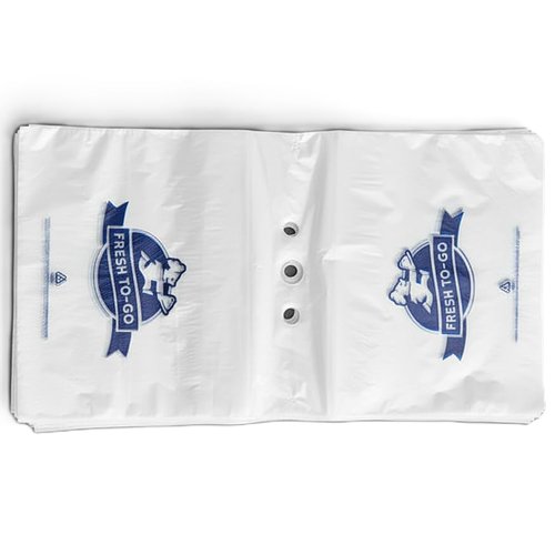 BPA-Free Deli Saddle Bags (2000 Bags) 10.5" x 8" with Flip Top | Fresh To-Go Printed Plastic Food Storage Bags for Sandwiches, Meat, Cheese, Bakery, Takeout Use (2000, Large(10.5-inches x 8-inches))
