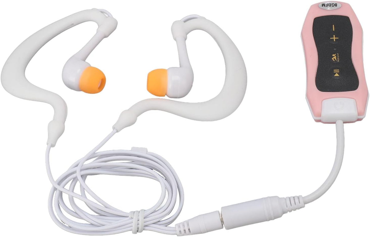 Zerodis MP3 Mp4 Swimming 8GB 8 IPX8 MP3 (8GB) Players Diving ABS Rubber Storage Hours Battery Life Underwater Music