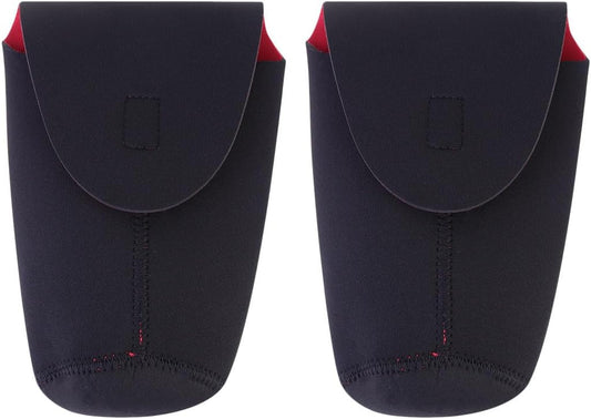 2pcs Thickened Neoprene Camera Lens Bag Diving-Resistant and Lens Sleeve Compact Protective Pouch for DSLR