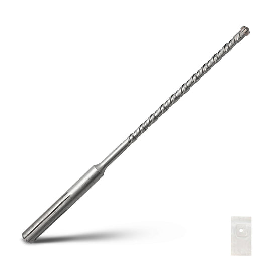 2 x 23.6 inch SDS Max Rotary Hammer Drill Bit, 50x600mm Carbide Tip Masonry Drill Bit,Concrete Drill Bit for Masonry, Brick, Stone, Concrete (Length :600mm / 23.6 inch, 50mm (2 in) Diameter)