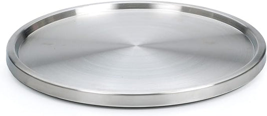 RSVP International Endurance TURN-1 Turntable Lazy Susan, Stainless Steel, 10.5" | Handy in Cabinet, Refrigerator or on Counters | Organize Spices, Canned Foods, Pots, Pans, Dinnerware, 10.5 Inch