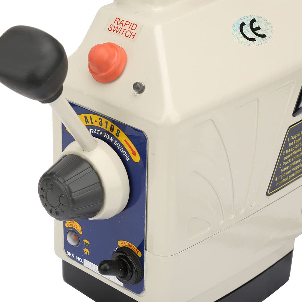 Power Feed X-Axis High Torque 450 in-lb for Milling Machine, Reversible and Speed Stepless Adjustable Motion Control for Milling Drilling & Boring Machines(110VAC)