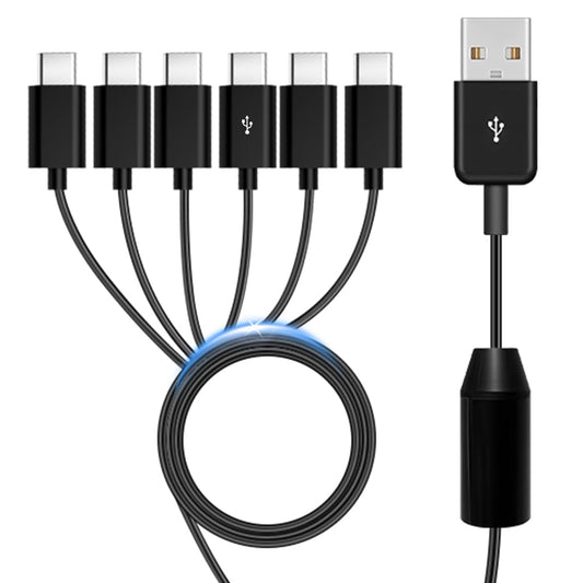 20inch 1 6 5A 17/16/15, S24/23, Herfair USB C Multi Charging Cable Type-C Splitter Charger Cord in Out Fast Charging