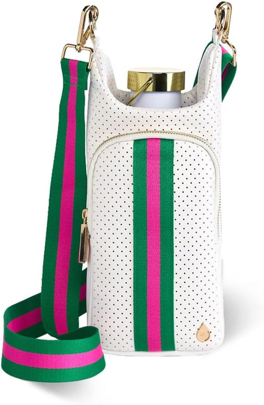 WanderFull® Original HydroBag® Collection, Water Bottle Holder w/Strap & Phone Pocket, Hands-Free Crossbody Water Bottle Bag