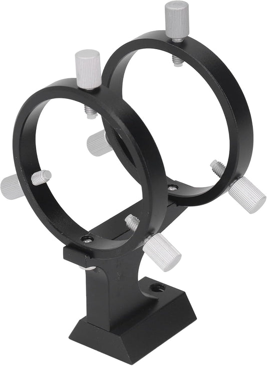 1/4 Inch Telescope Finder Scope Mount, Adjustable Bracket with Fixing Ring and Screw for Astronomical Telescopes