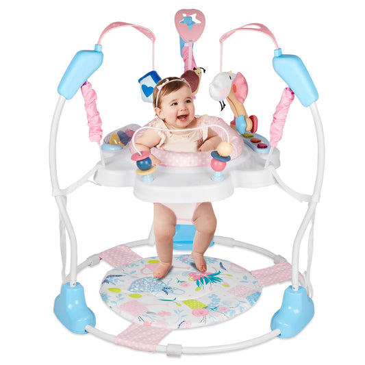 Otrolepota Baby Activity Center, Infant Jumpers and Bouncers with Music, Lights, Infant Toys, 360°Rotating Seat, 3 Adjustable Heights, Baby Play and Learning Center for 6+ Months