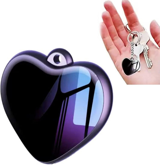 Generic 200h (8GB) Heart Pendant Voice Recorder - Storage AI-Powered Voice-to-Text Recorder with HD Noise Reduction