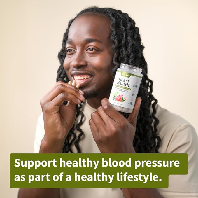 Snap Supplements Heart Health Supplements and Blood Circulation Supplements, 270 Capsules