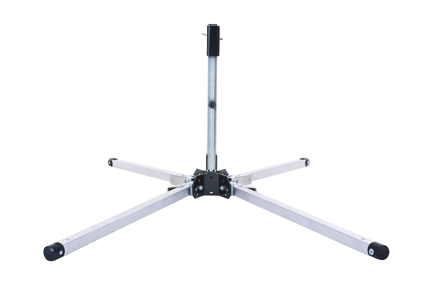 Eastern Metal Signs & Safety Aluminum Compact Sign Stand,Short Leg, Kick-Lever Leg-Release System, Spin-Handle Roll-Up Sign Attachment