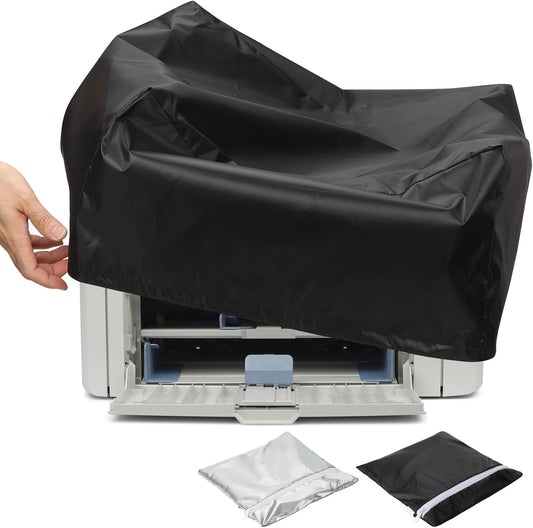 27.56 Inch 2Pcs PATIKIL and Printer Dust Cover Case, Water Proof Static Free Polyester Protective Covers Jacket