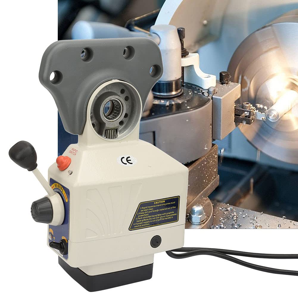 Power Feed X-Axis High Torque 450 in-lb for Milling Machine, Reversible and Speed Stepless Adjustable Motion Control for Milling Drilling & Boring Machines(110VAC)