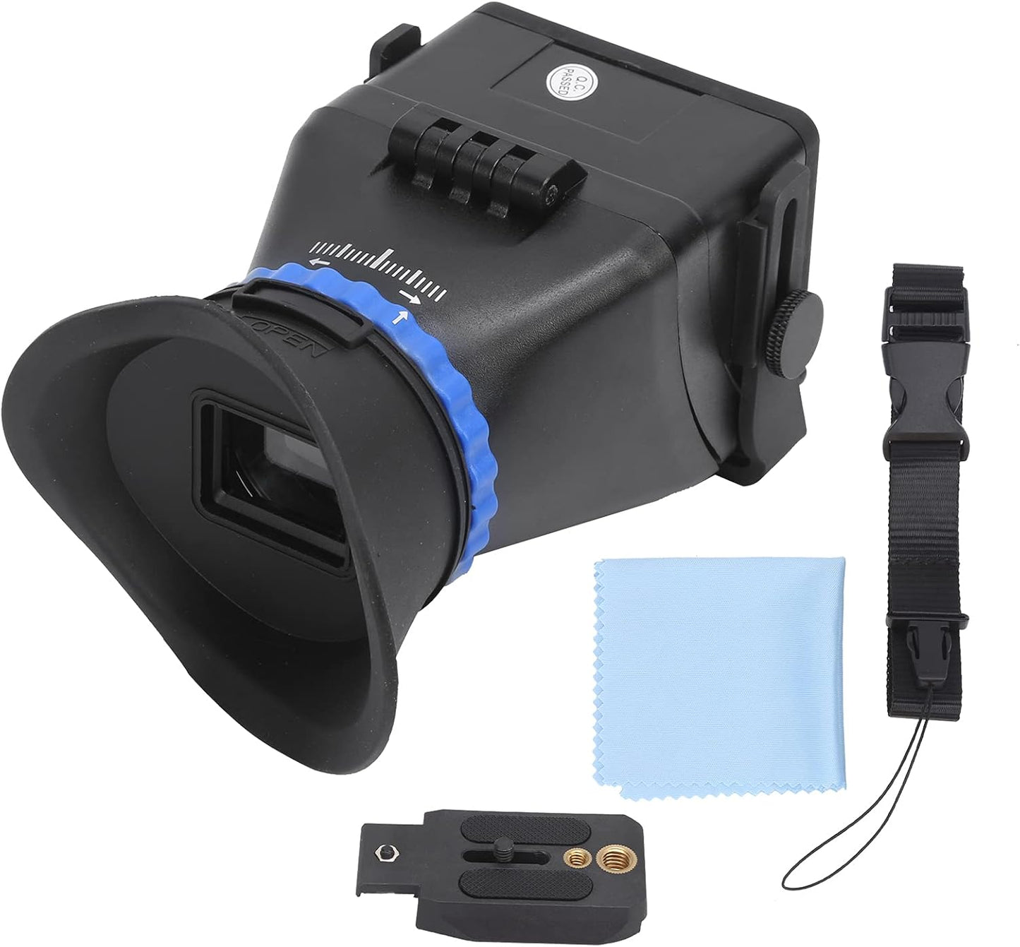 Keenso 3X 3in/3.2in Camera Camcorder Viewfinder with Magnification for Screen, LCD Viewfinder Displays Original Picture