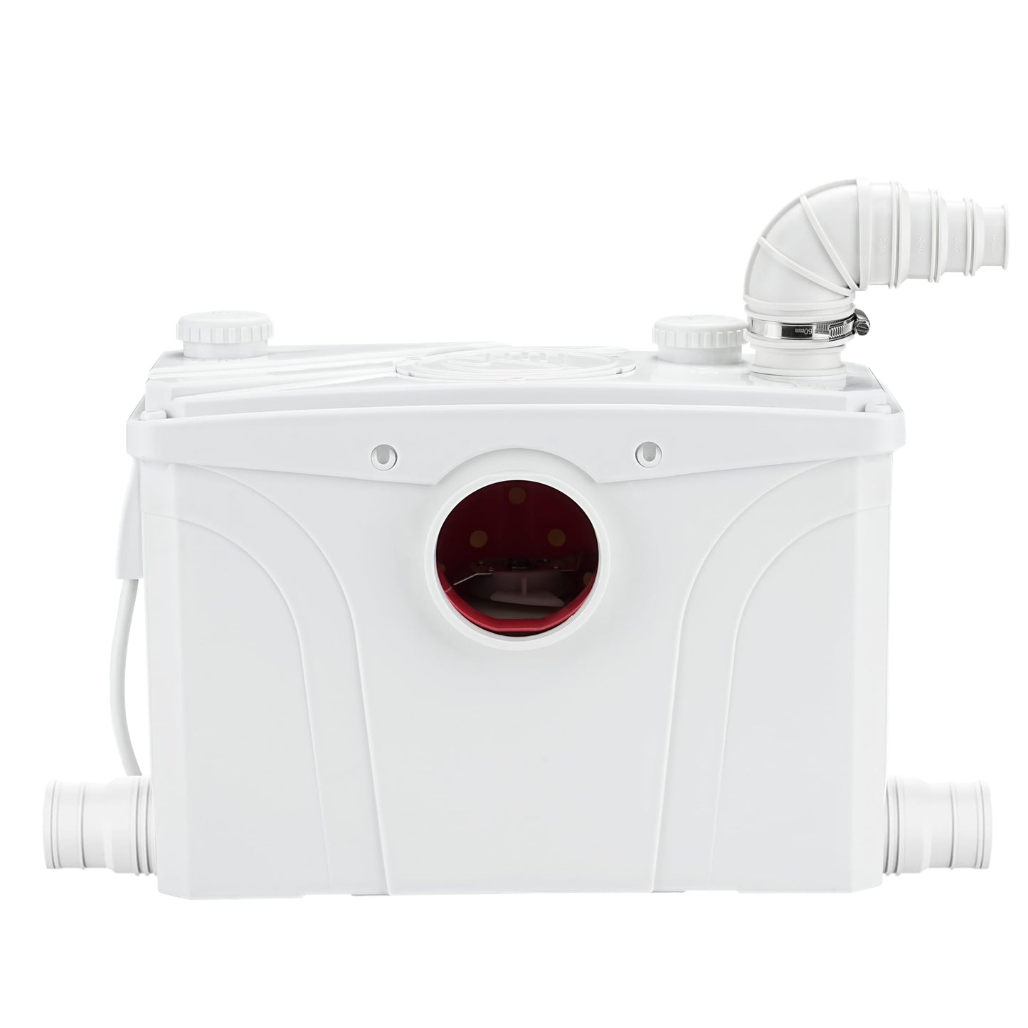 EXTRAUP 700W Macerator Sewerage Sump Pump with 4 Water Inlets for Upflush Toilet System Waste Water Marine Toilet Disposal Laundry