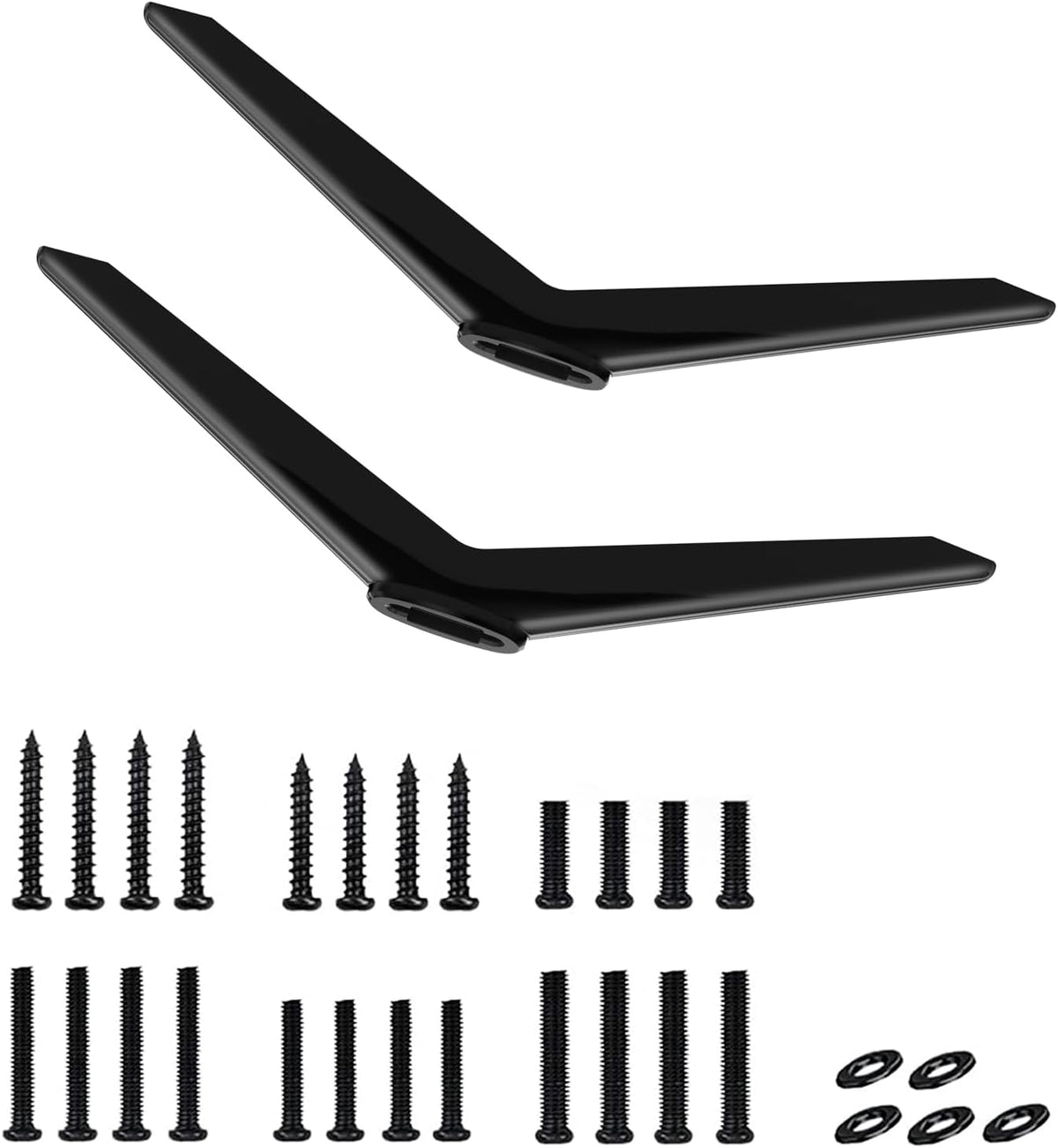 Chunxiao 32" 40" 43" 49" 50" 55" Upgraded TV Legs for TCL Roku TVs Hole - TV Base Stand for TCL Roku TV Stand Legs