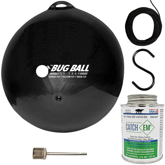 Bug Ball Starter Complete Kit - Biting Fly and Insect Trap, Pack of 3