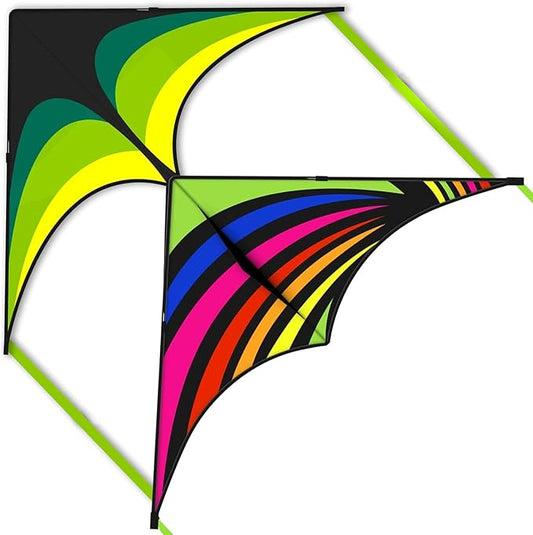 Mint's Colorful Life Delta Kite for Kids & Adults, Extremely Easy to Fly Kite, Best Kites for Beginner