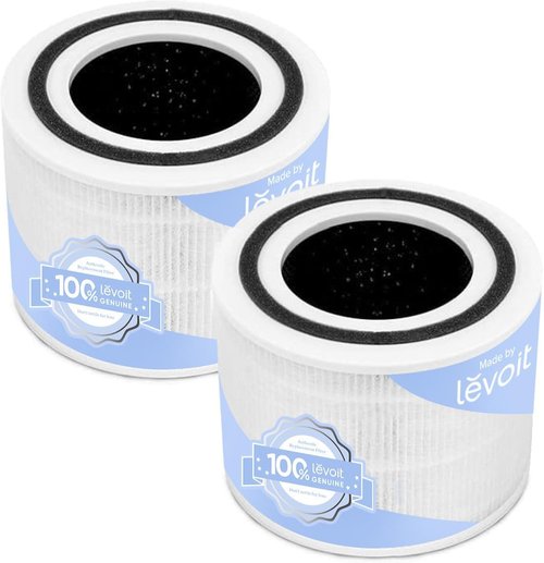 Levoit Core 300-P Air Purifier Replacement Filter | High-Efficiency HEPA & Activated Carbon | 2-Pack