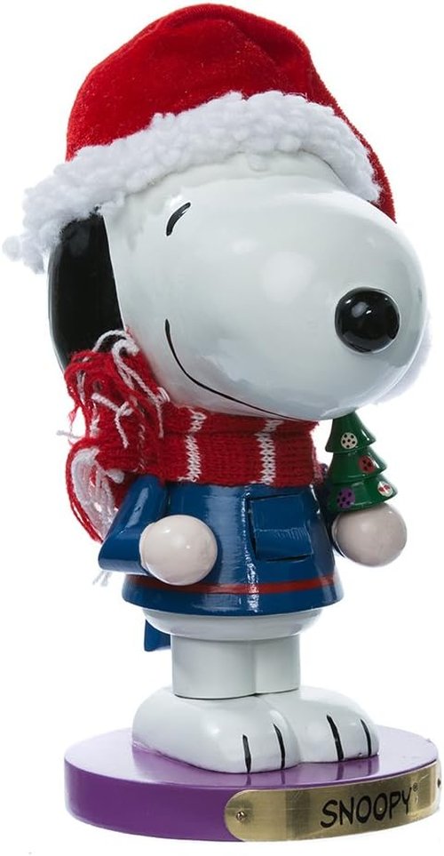 Kurt Adler Snoopy Nutcracker - 10-Inch Collectible Peanuts Holiday Decor