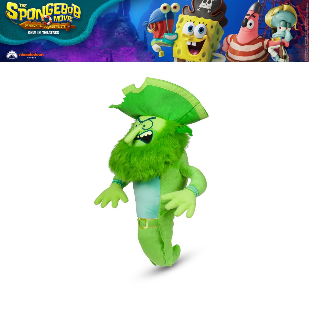 Spongebob Squarepants The Flying Dutchman Kids Plush Cuddle Pillow, Glow in The Dark, Super Soft & Cozy, (Officially Licensed Product) By Franco Collectibles