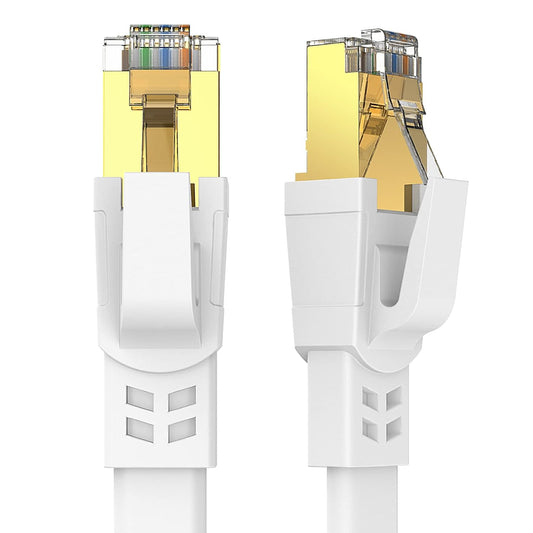 25 Cat8 Cat8 40Gbps, 2000Mhz RJ45 (25) Ethernet Cable FT, High Speed Outdoor&Indoor LAN Network Cable with Gold Plated