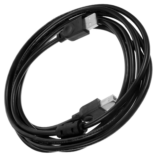2.0 3M KALLORY USB Printer Cable Black for Home Office Copier Scanner Replacement USB Cable Printing Machine Accessory